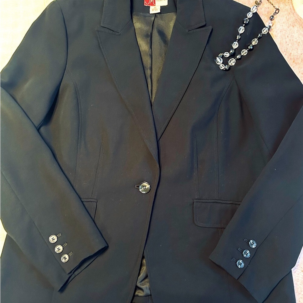 JM Collection Black Blazer Women’s Size 10